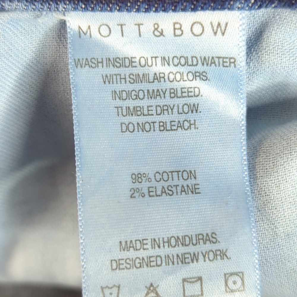 Mott & Bow Slim Straight Boyfriend Jeans - Picture 12 of 12
